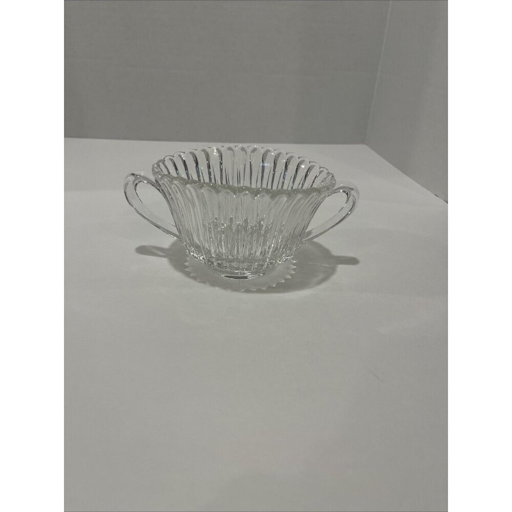 Fostoria‎ Radiance Oval Clear Glass Sugar Bowl . No Chips, No Cracks, No Repairs